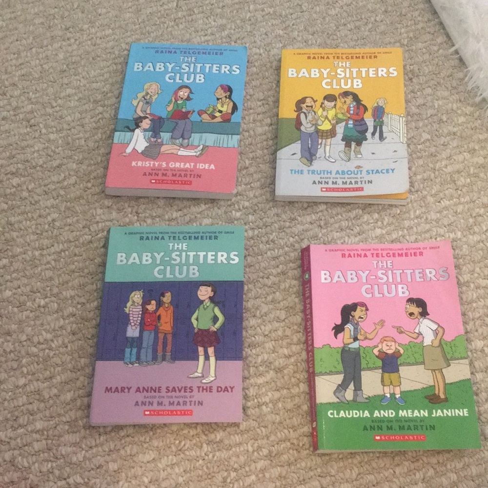 all 4 books of The Baby-Sitters Club